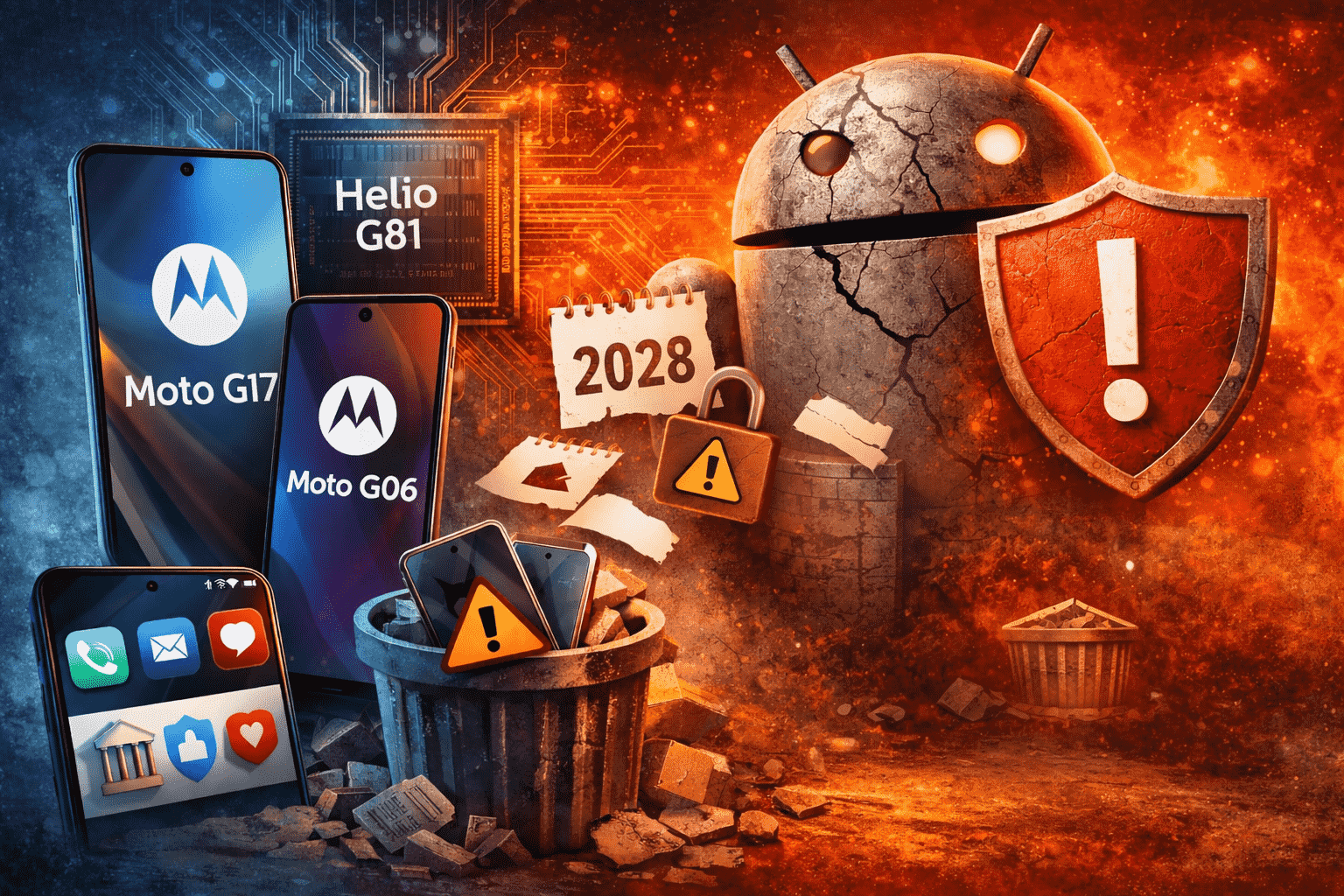 Hazard s bezpečností: levné telefony s Androidem končí bez podpory příliš brzy